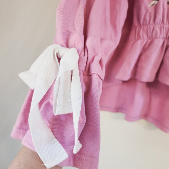 Offing Women Sweatshirt French Terry Sz L Casual Fun Graphic made in Korea - Picture 10 of 15